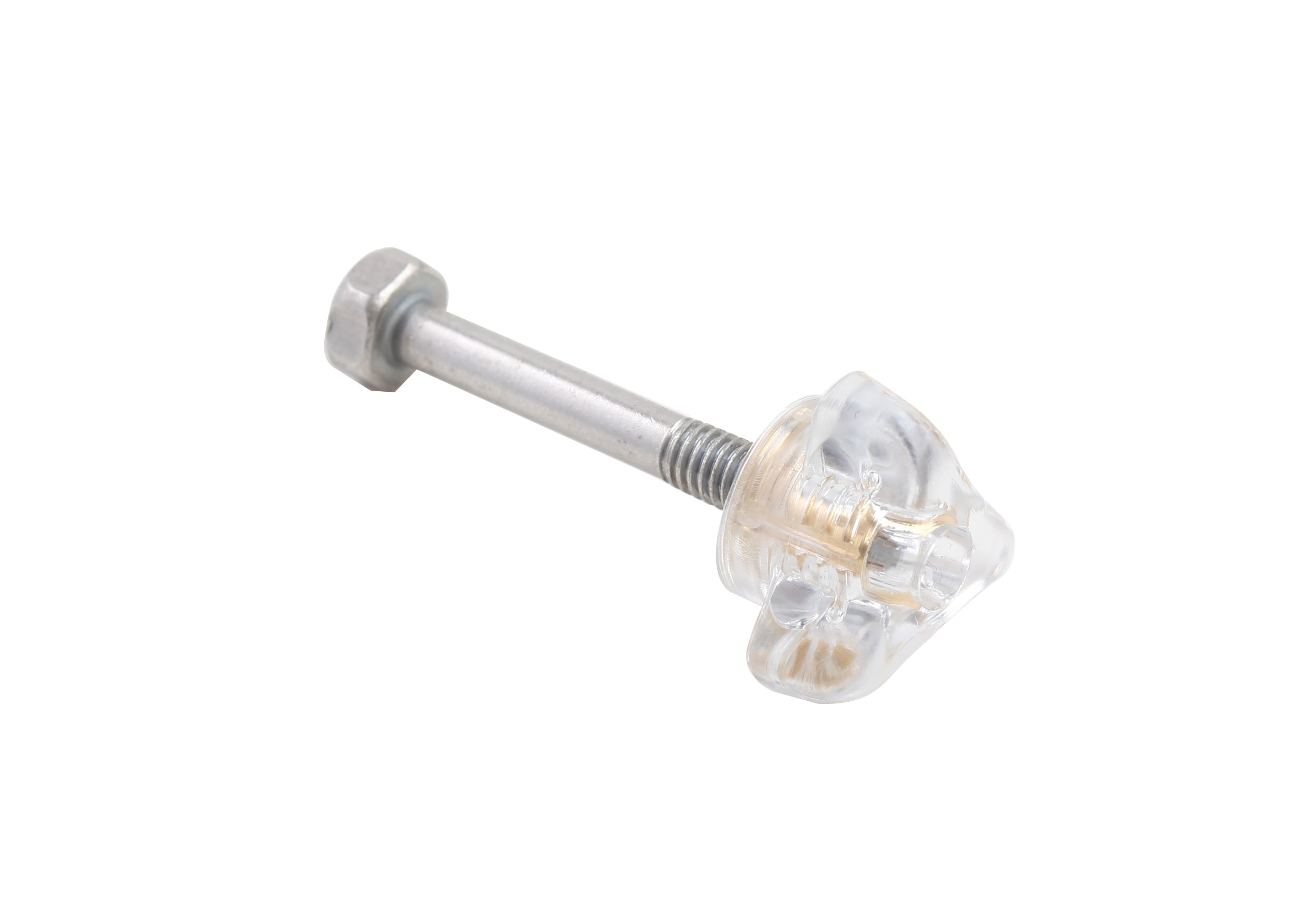 Front angled view of myTAP PAP nut and bolt